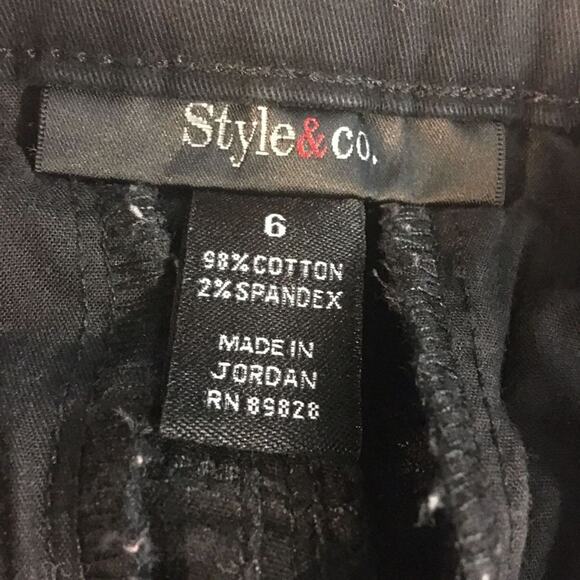 Style & Co. Women's Straight Leg Stretch Cargo Jeans Size 6 - Picture 3 of 10